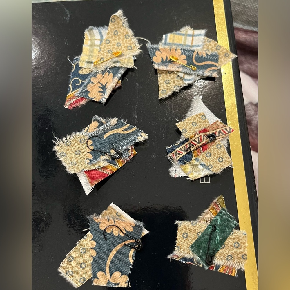 6 Clusters / Slow Stitch  Snippets / Junk Journal Ephemera